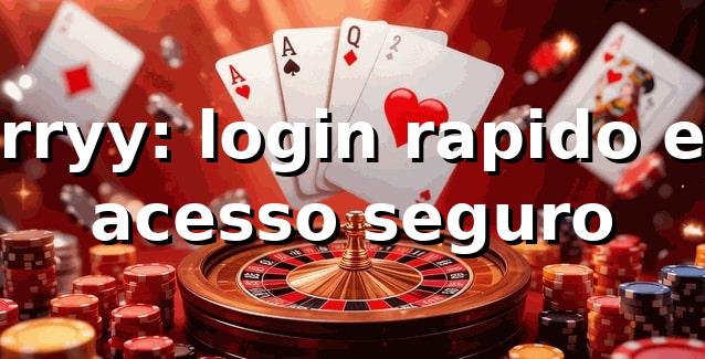 rryy: login rapido e acesso seguro 1 rryy: login rapido e acesso seguro